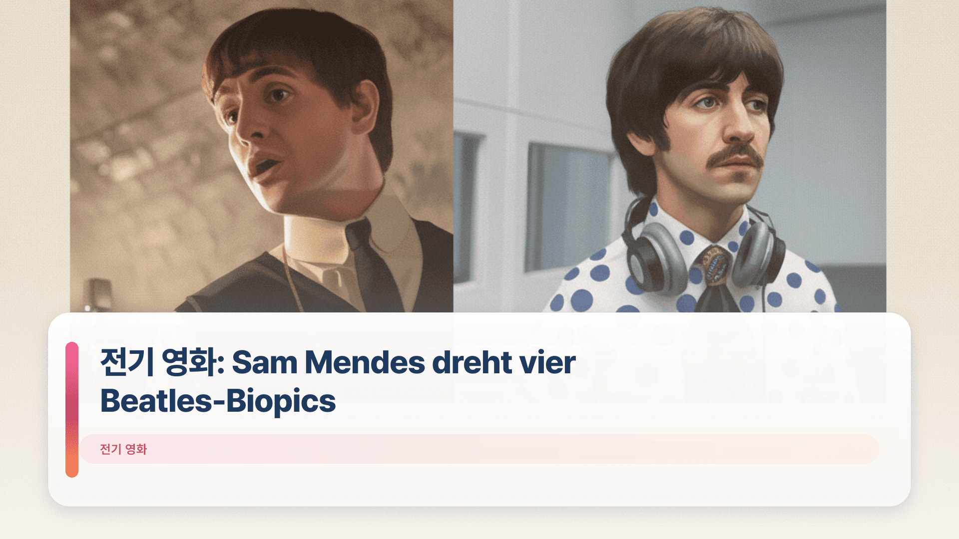 전기 영화: Sam Mendes dreht vier Beatles-Biopics
