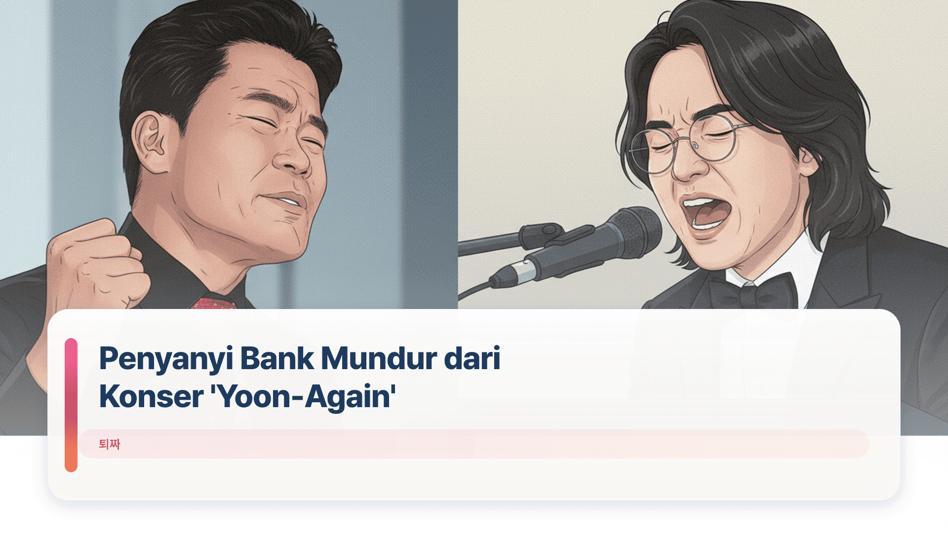 Penyanyi Bank Mundur dari Konser 'Yoon-Again'