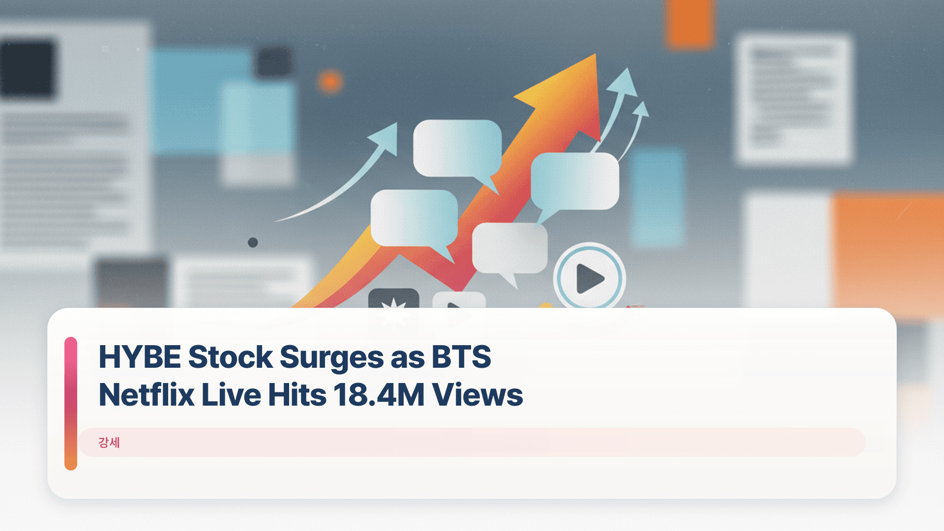 HYBE Stock Surges as BTS Netflix Live Hits 18.4M Views