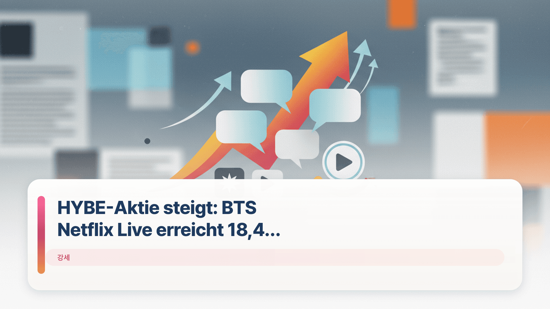 HYBE-Aktie steigt: BTS Netflix Live erreicht 18,4 Mio. Views