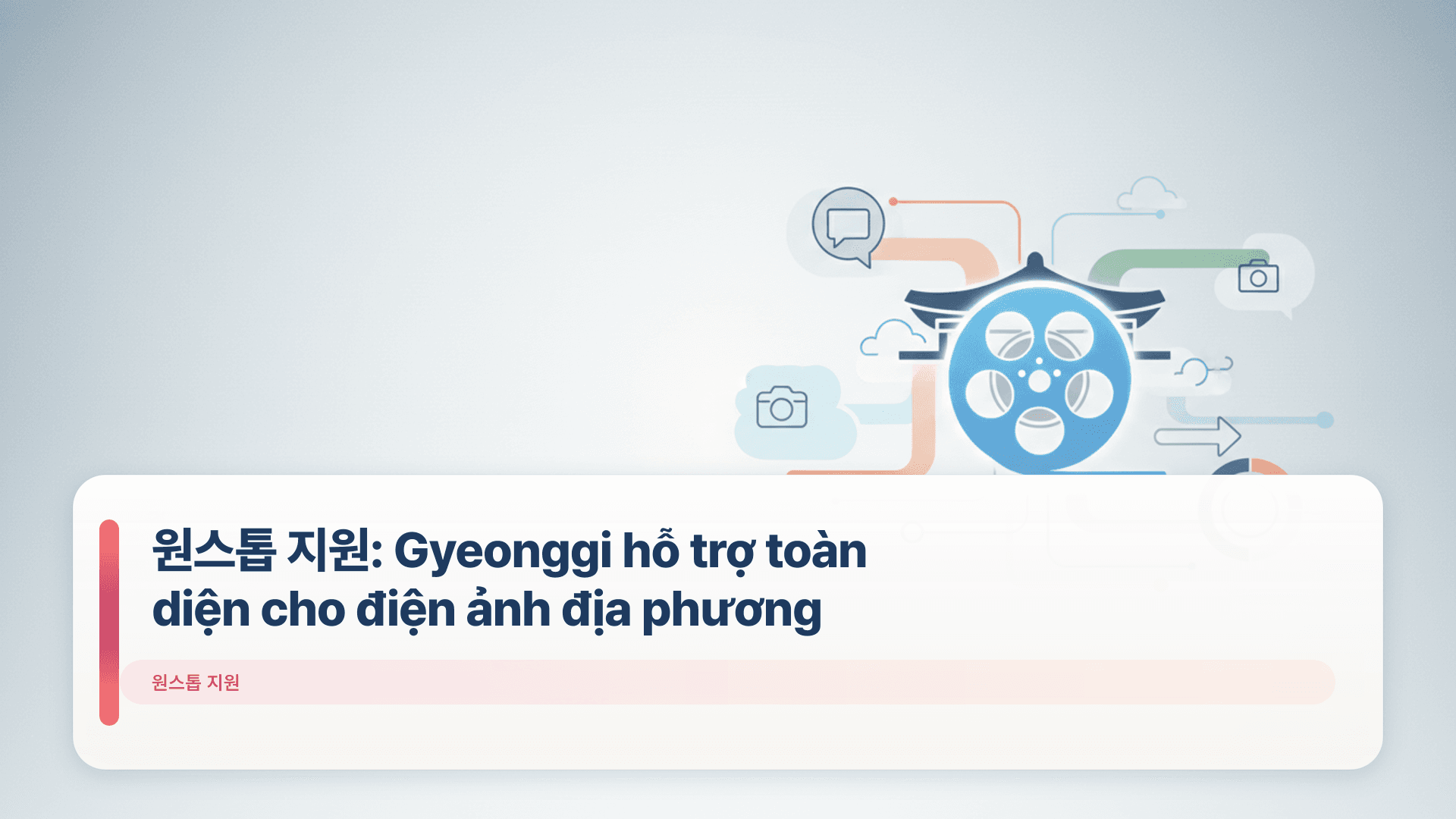 원스톱 지원: Gyeonggi hỗ trợ toàn diện cho điện ảnh địa phương