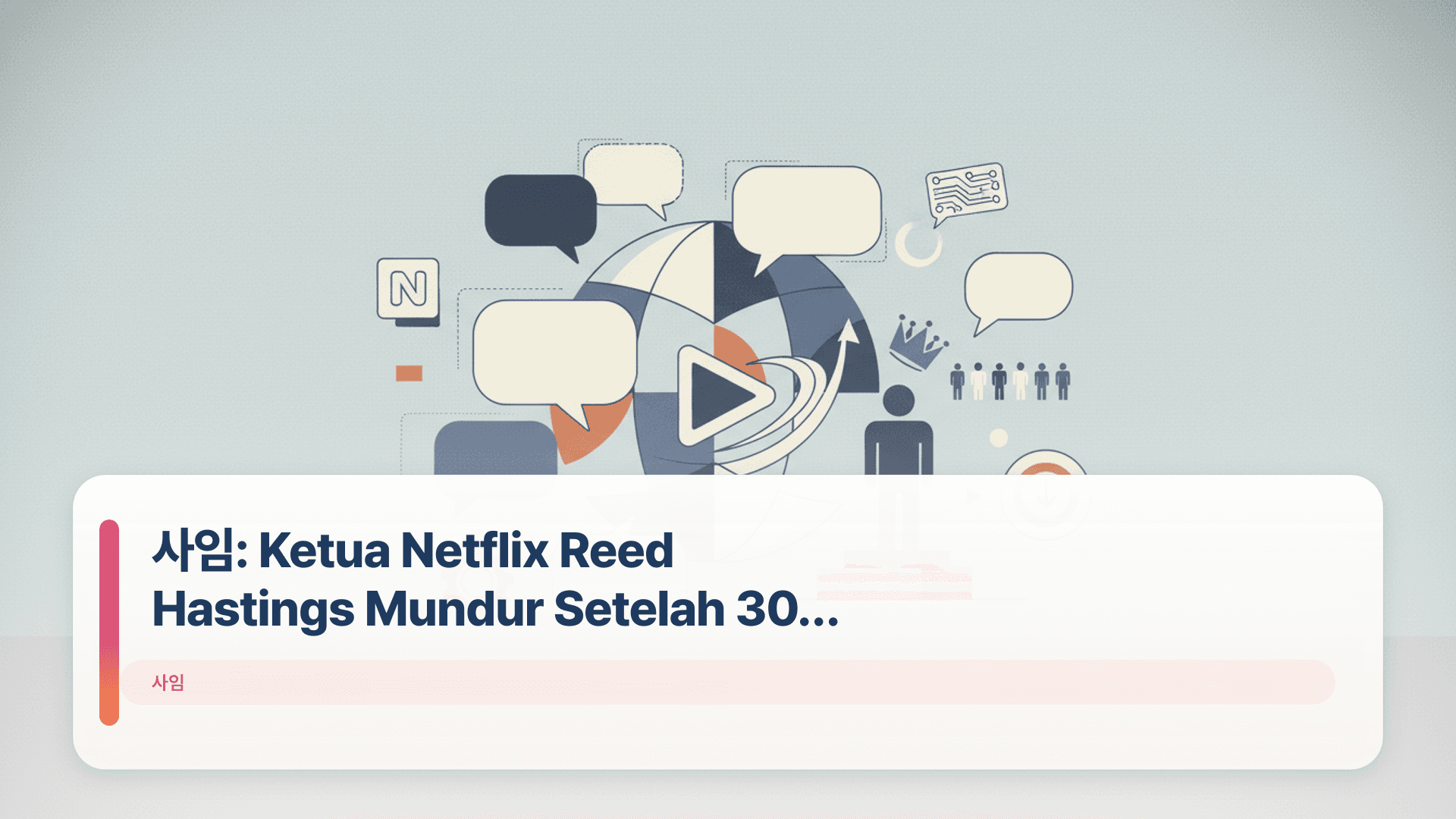 사임: Ketua Netflix Reed Hastings Mundur Setelah 30 Tahun