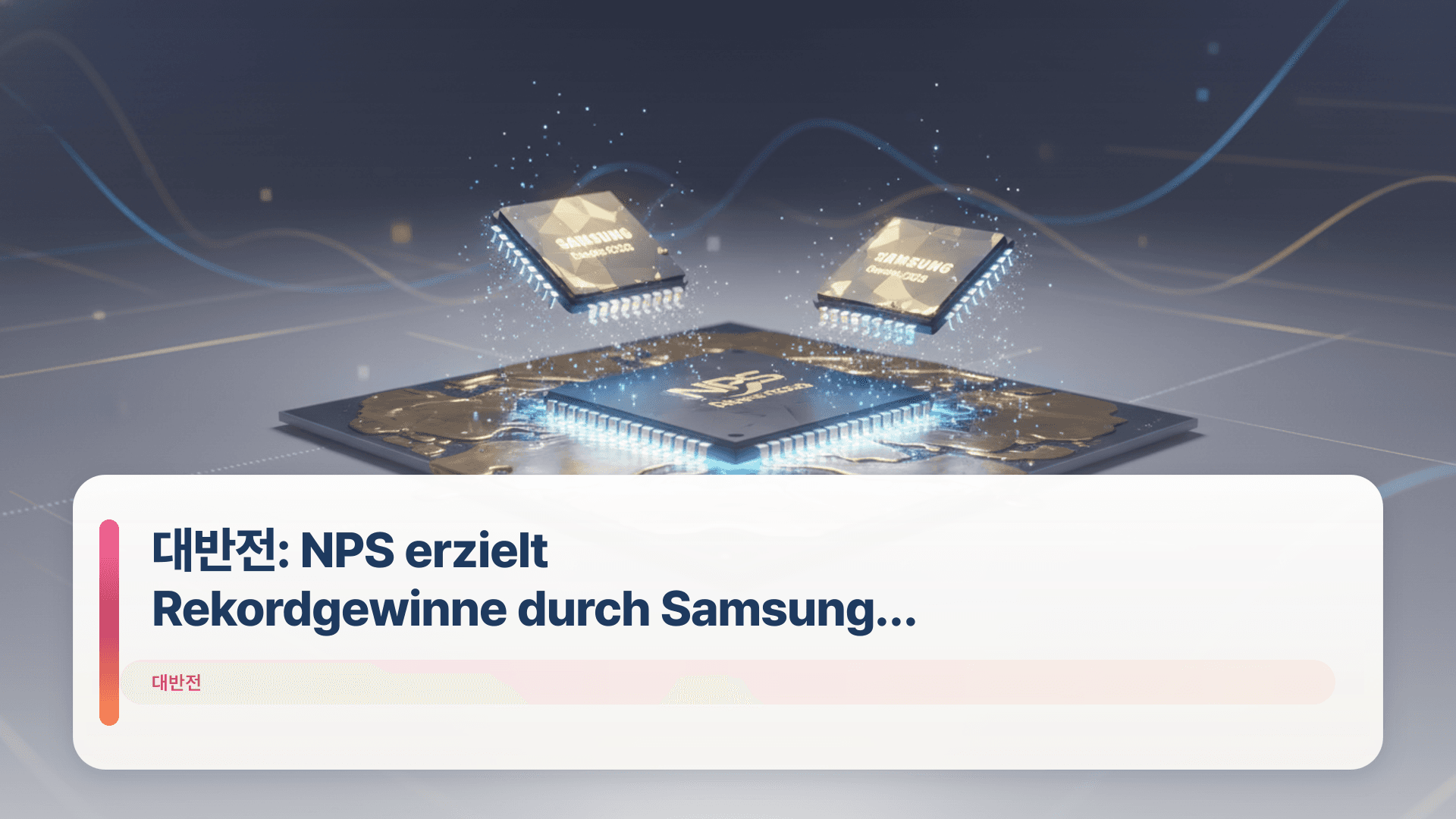 대반전: NPS erzielt Rekordgewinne durch Samsung und SK Hynix