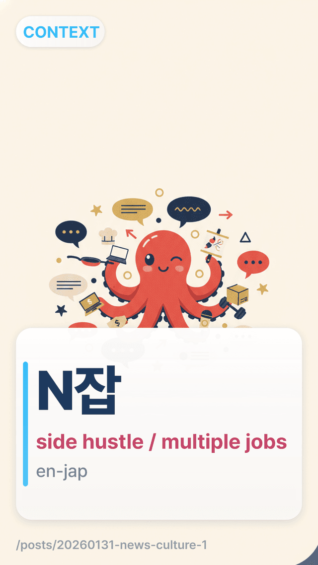 N์ก - side hustle / multiple jobs