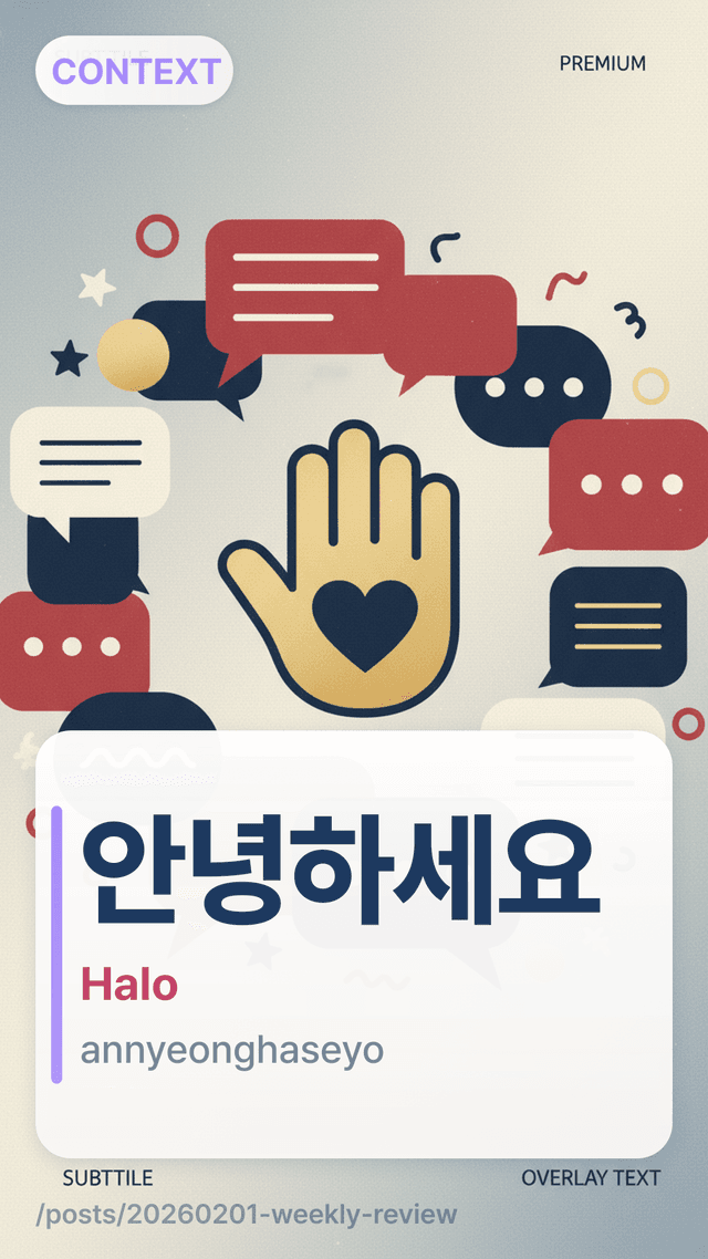 안녕하세요 - Halo