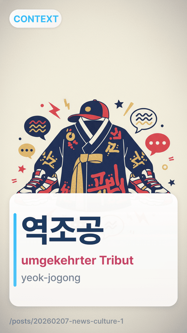 역조공 - umgekehrter Tribut