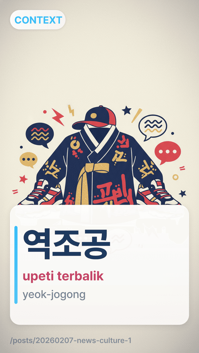 역조공 - upeti terbalik