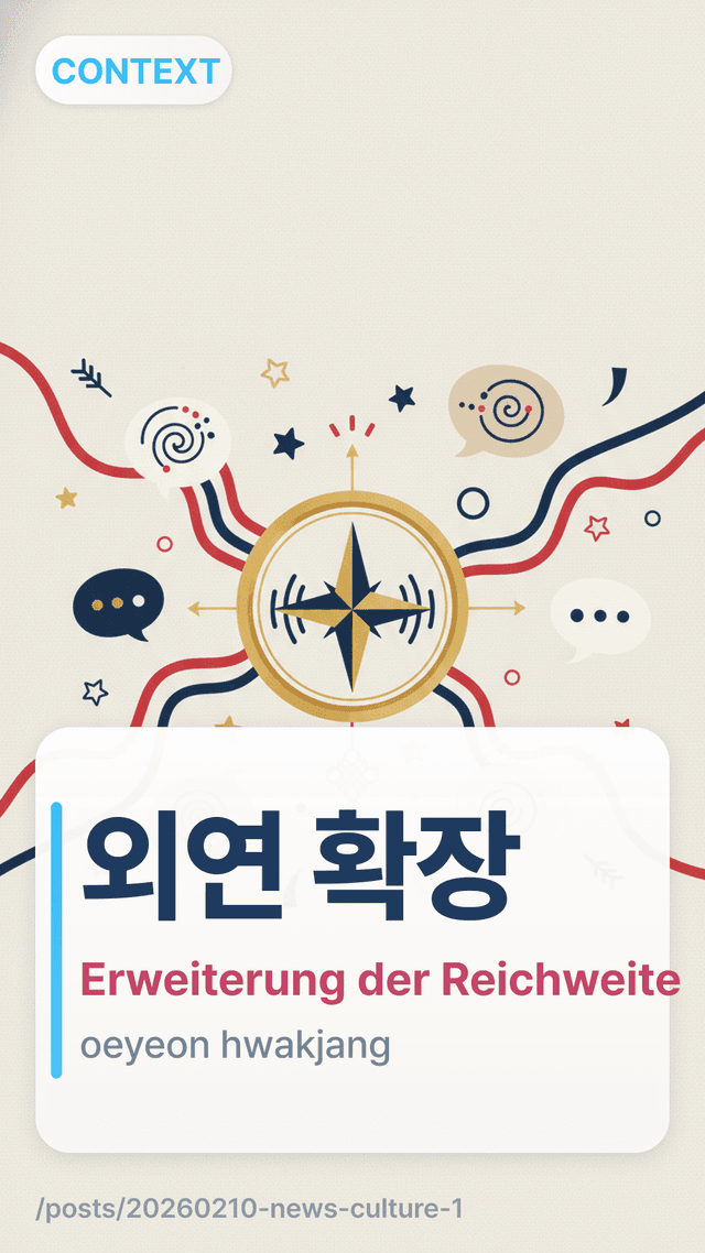 외연 확장 - Erweiterung der Reichweite