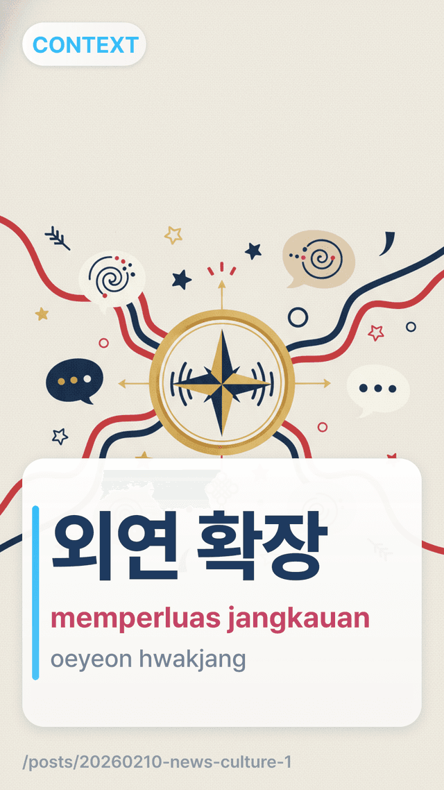 외연 확장 - memperluas jangkauan