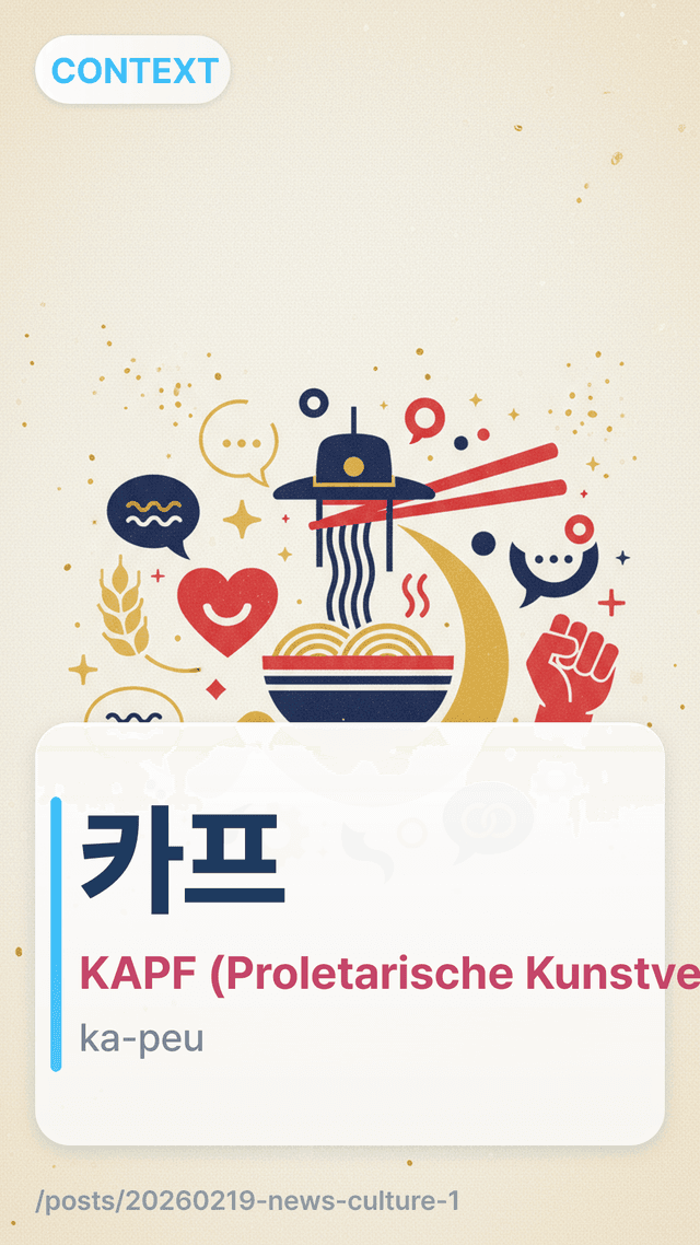 카프 - KAPF (Proletarische Kunstvereinigung)