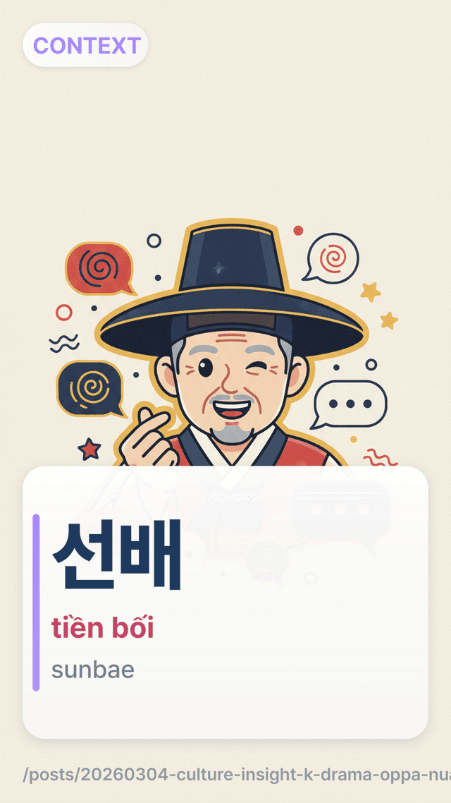 선배 - tiền bối