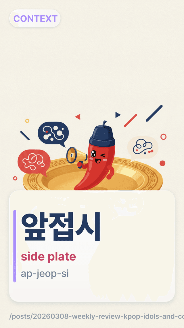 앞접시 - side plate