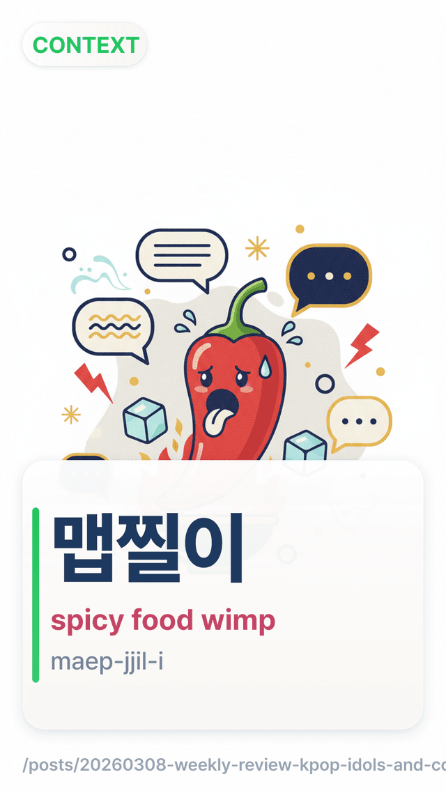 맵찔이 - spicy food wimp