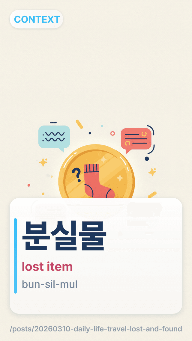 분실물 - lost item