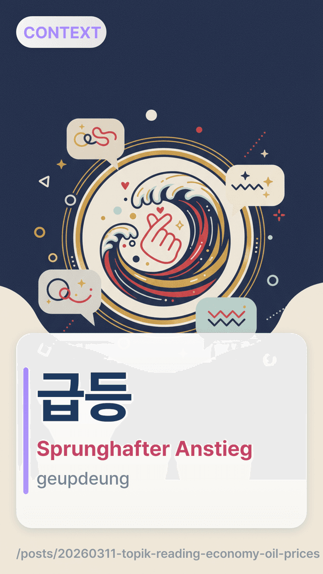 급등 - Sprunghafter Anstieg