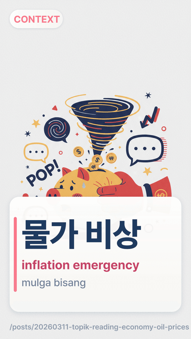 물가 비상 - inflation emergency