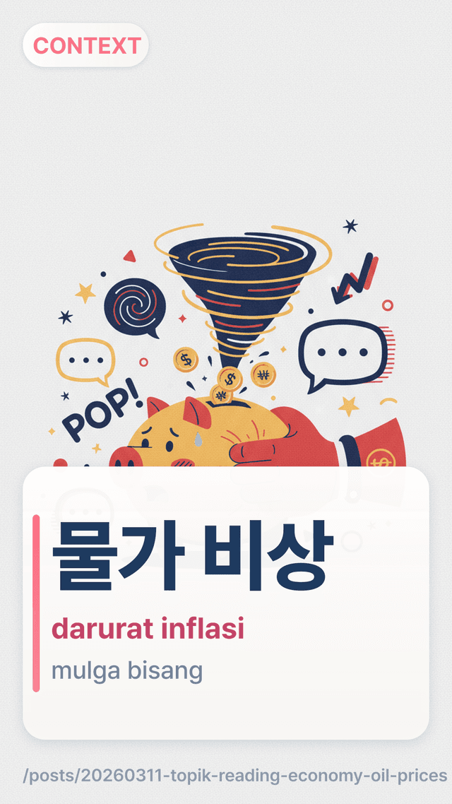 물가 비상 - darurat inflasi
