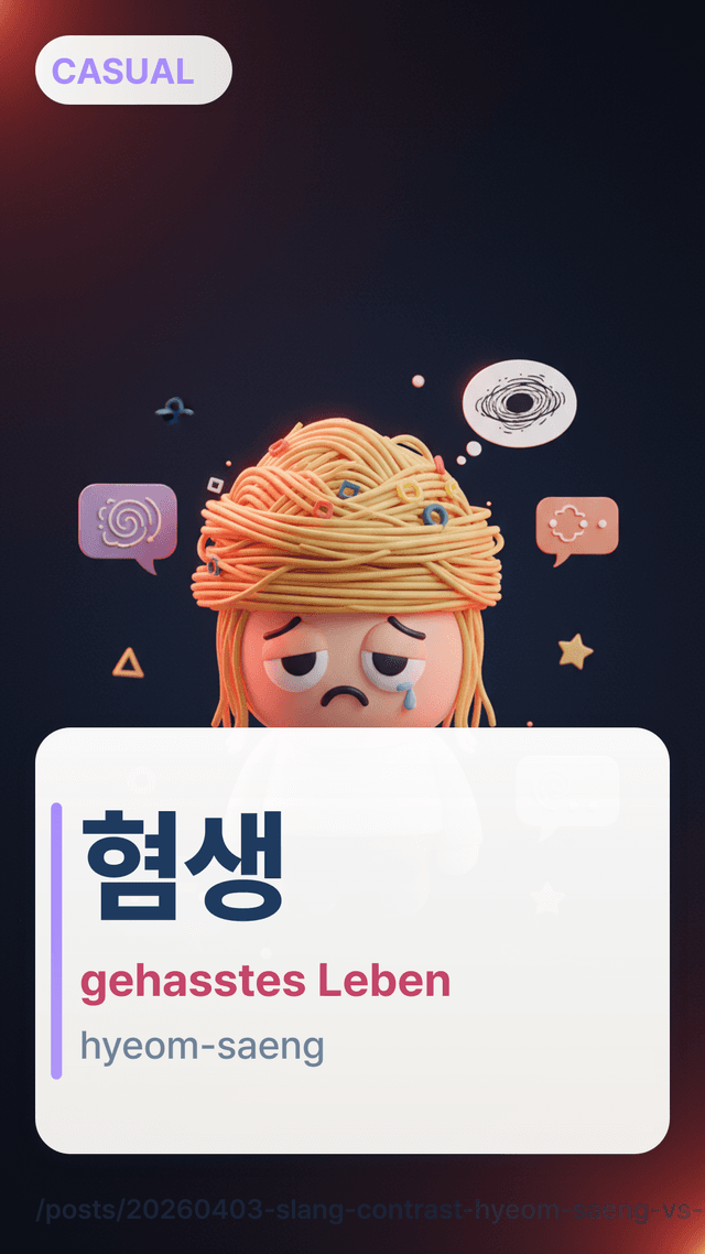 혐생 - gehasstes Leben