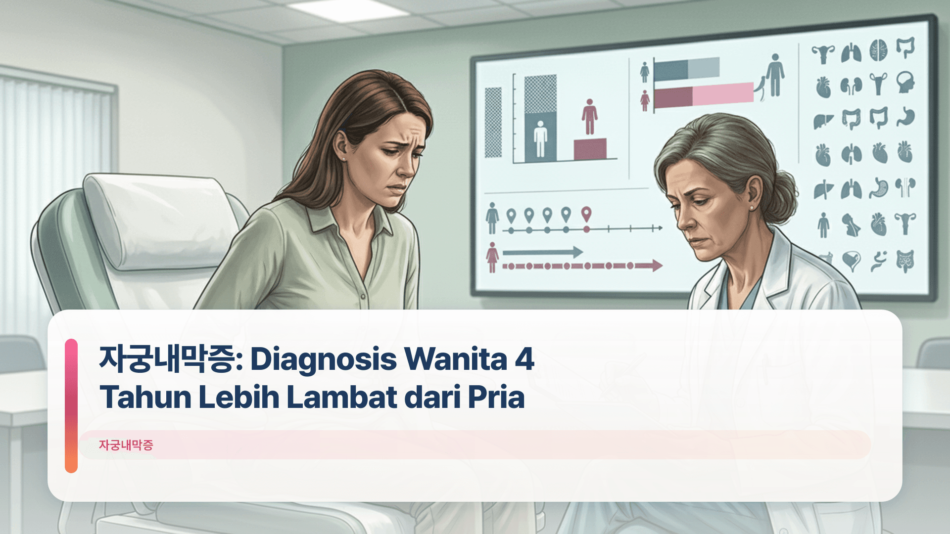 ์๊ถ๋ด๋ง์ฆ: Diagnosis Wanita 4 Tahun Lebih Lambat dari Pria