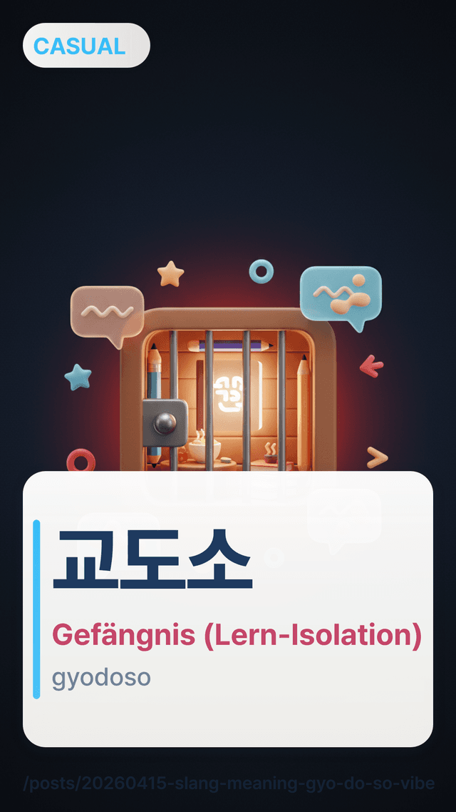 교도소 - Gefängnis (Lern-Isolation)