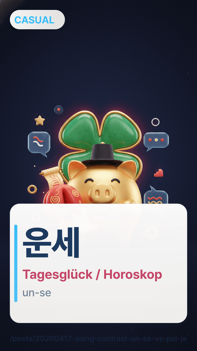운세 - Tagesglück / Horoskop