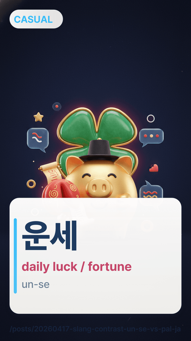 운세 - daily luck / fortune