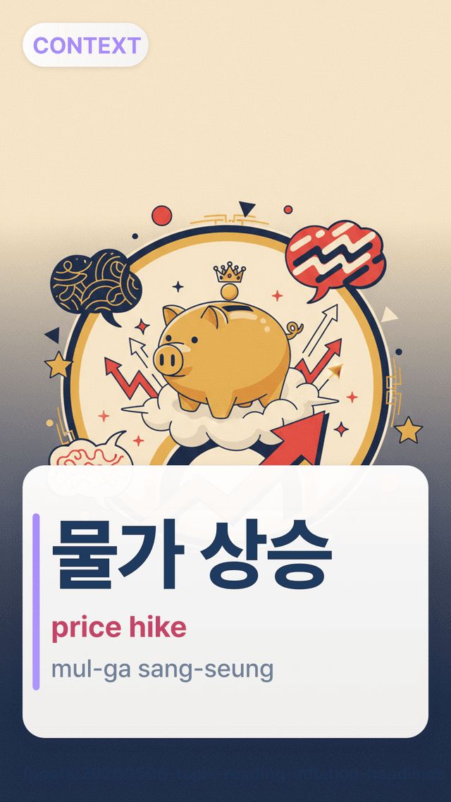 물가 상승 - price hike