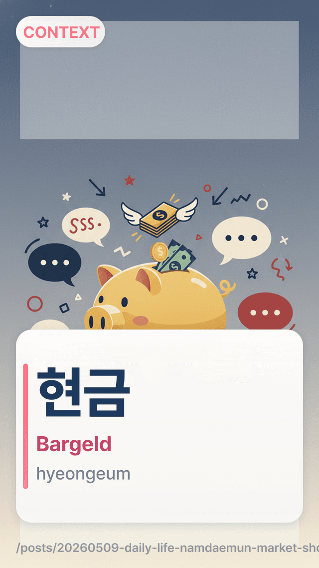 현금 - Bargeld