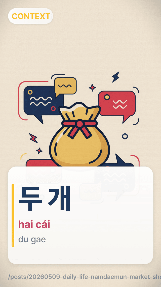 두 개 - hai cái