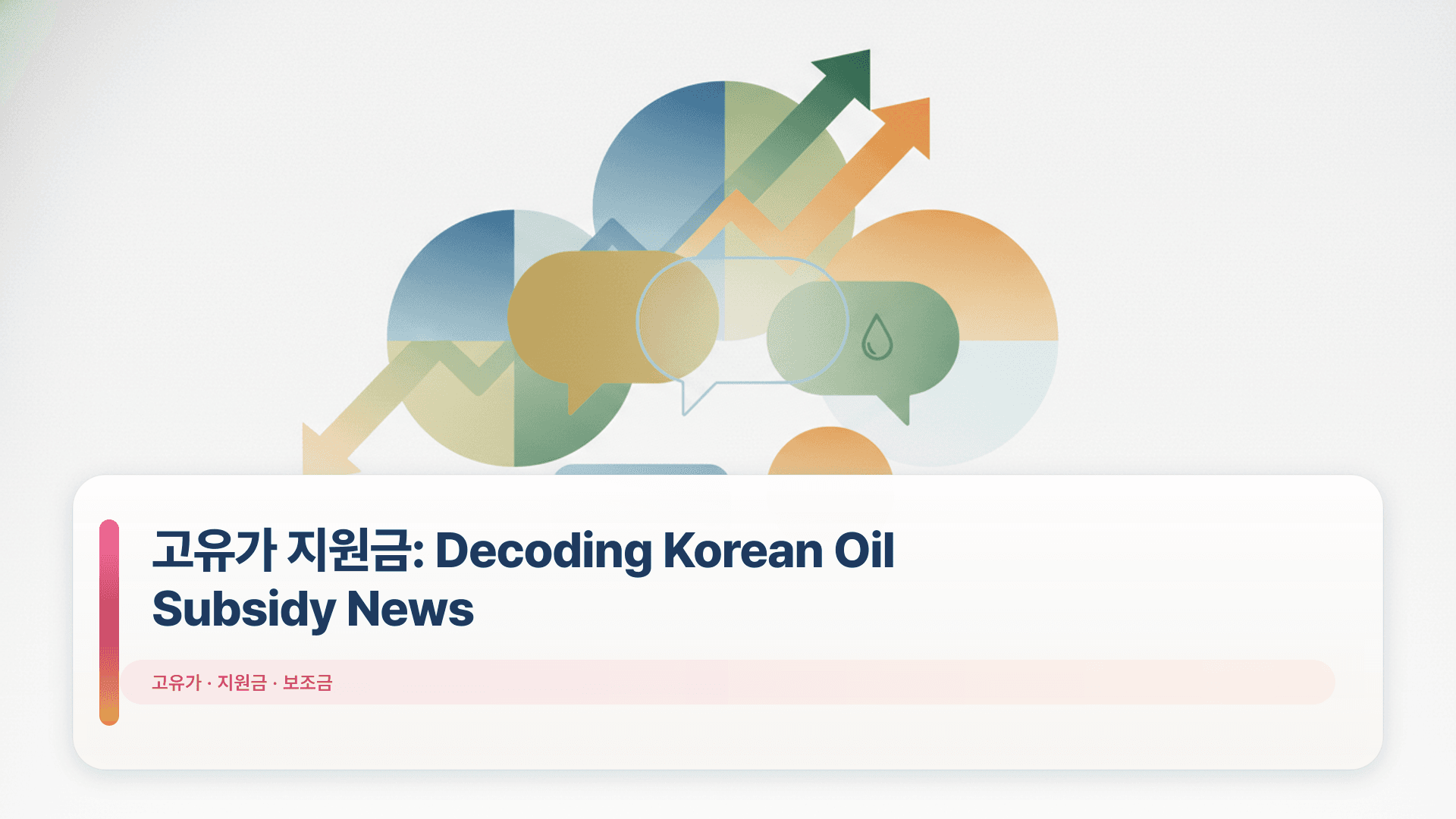고유가 지원금: Decoding Korean Oil Subsidy News