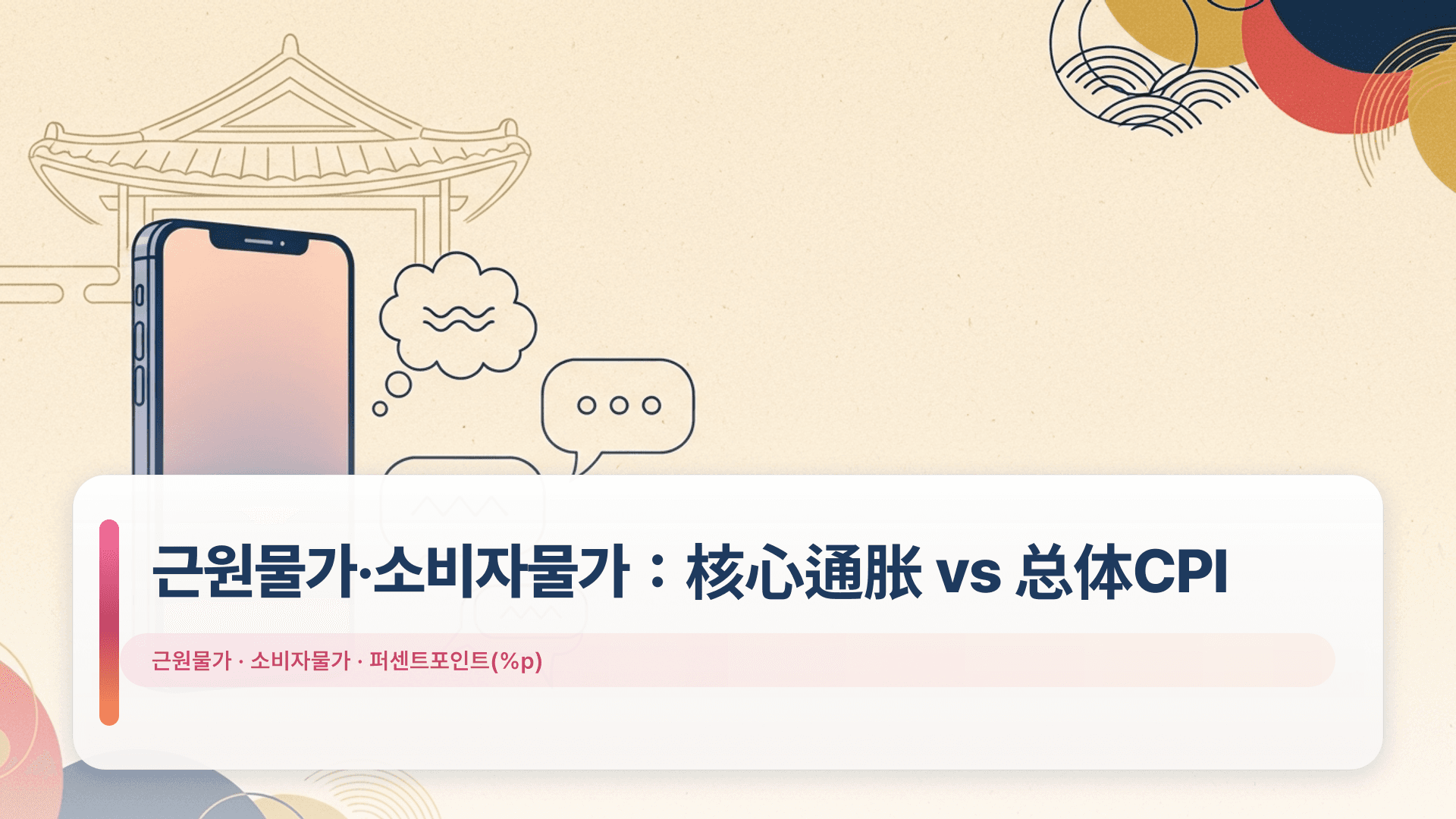 근원물가·소비자물가:核心通胀 vs 总体CPI