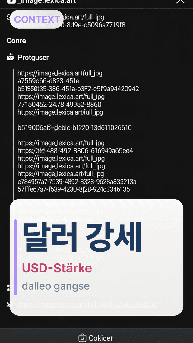 달러 강세 - USD-Stärke