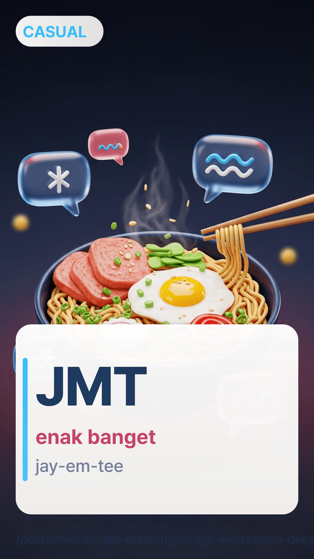 JMT - enak banget
