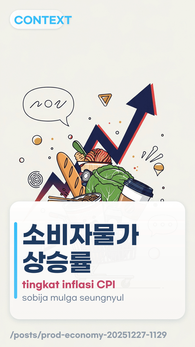 소비자물가 상승률 - tingkat inflasi CPI